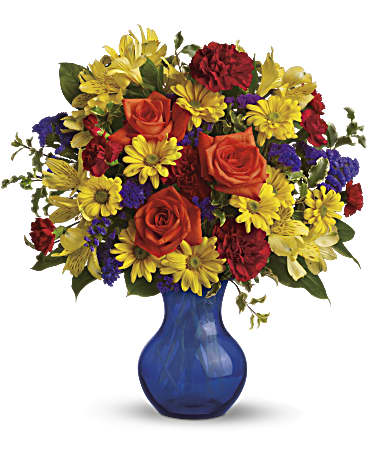 Three Cheers For You! Bouquet | Mixed Bouquets | Same Day Flower Delivery | Multi-Colored | Teleflora