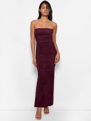 VENUS STRETCH SUEDE DRESS