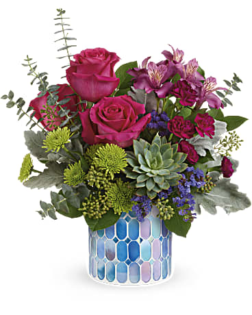 Watercolor Blooms Bouquet | Mixed Bouquets | Same Day Flower Delivery | Multi-Colored | Teleflora