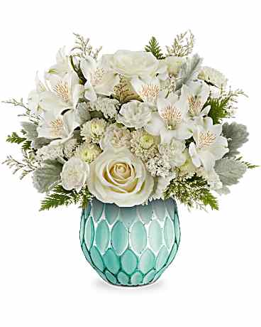 White | Mixed Bouquets | Chic Charm Bouquet | Same Day Flower Delivery by Teleflora