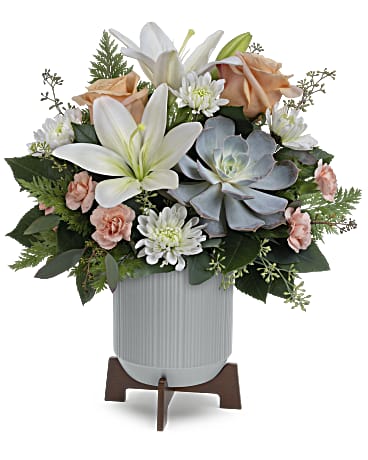 White | Mixed Bouquets | Classic Contemporary Bouquet | Same Day Flower Delivery by Teleflora