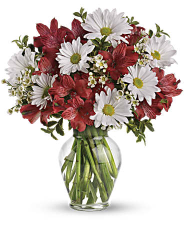 White | Mixed Bouquets | Dancing In Daisies Bouquet | Same Day Flower Delivery by Teleflora