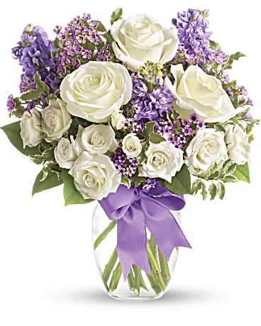 White | Mixed Bouquets | Enchanted Cottage Bouquet | Same Day Flower Delivery by Teleflora