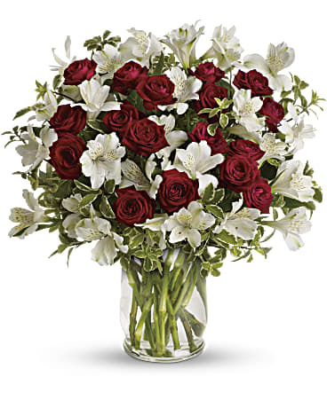 White | Mixed Bouquets | Endless Romance Bouquet | Same Day Flower Delivery by Teleflora
