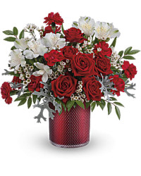 White | Mixed Bouquets | Heart Of Diamonds Bouquet | Same Day Flower Delivery by Teleflora