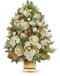 White | Mixed Bouquets | Luxe Winter Tree Bouquet | Same Day Flower Delivery by Teleflora