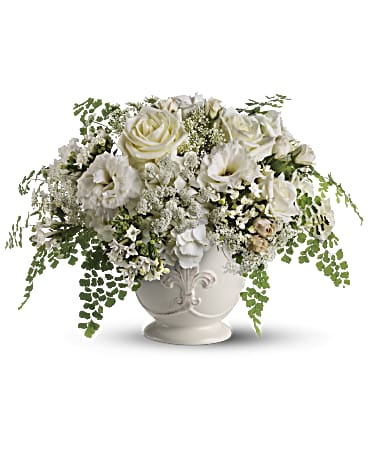 White | Mixed Bouquets | Napa Valley Centerpiece | Same Day Flower Delivery by Teleflora