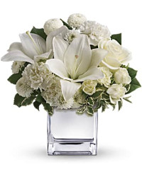 White | Mixed Bouquets | Peace & Joy Bouquet | Same Day Flower Delivery by Teleflora