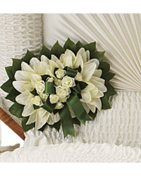 White | Mixed Bouquets | Pure Faith Pillow Bouquet | Same Day Flower Delivery by Teleflora
