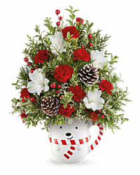 White | Mixed Bouquets | Send A HugÂ® Snowy Lane Tree | Same Day Flower Delivery by Teleflora