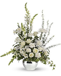 White | Mixed Bouquets | Serene Reflections Bouquet | Same Day Flower Delivery by Teleflora