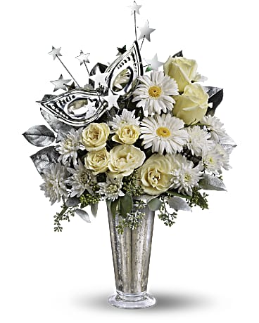 White | Mixed Bouquets | Toast Of The Town Bouquet | Same Day Flower Delivery by Teleflora