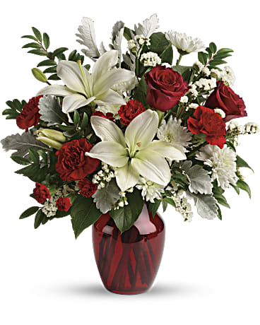 White | Mixed Bouquets | Visions Of Love Bouquet | Same Day Flower Delivery by Teleflora