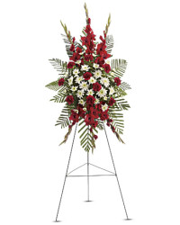 White | Carnations | Strength & Solace Spray | Same Day Flower Delivery by Teleflora