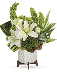 White | Lilies | Artistic Angles Bouquet | Same Day Flower Delivery by Teleflora