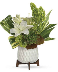 White | Lilies | Artistic Angles Bouquet | Same Day Flower Delivery by Teleflora