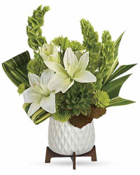 White | Lilies | Artistic Angles Bouquet | Same Day Flower Delivery by Teleflora