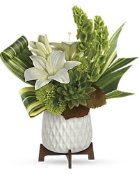 White | Lilies | Artistic Angles Bouquet | Same Day Flower Delivery by Teleflora
