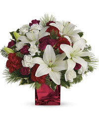 White | Mixed Bouquets | Caroling In The Snow | Same Day Flower Delivery by Teleflora