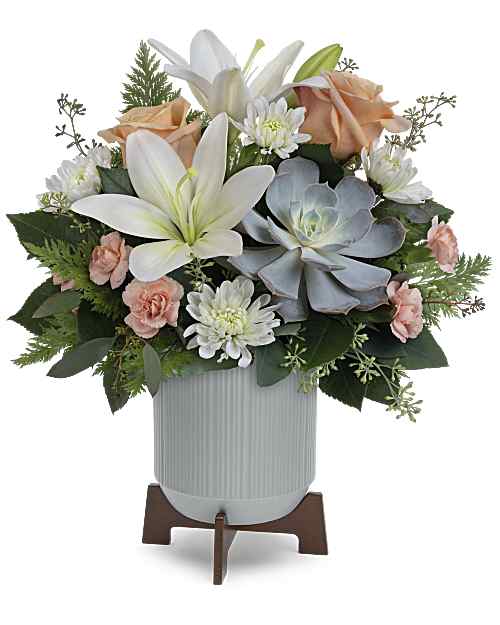 White | Mixed Bouquets | Classic Contemporary Bouquet | Same Day Flower Delivery by Teleflora