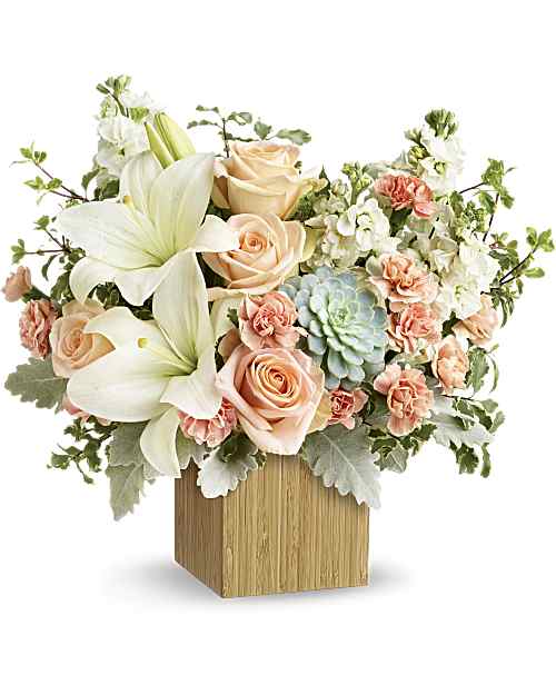 White | Mixed Bouquets | Desert Sunrise Bouquet | Same Day Flower Delivery by Teleflora