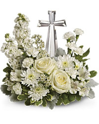 White | Mixed Bouquets | Divine Peace Bouquet | Same Day Flower Delivery by Teleflora