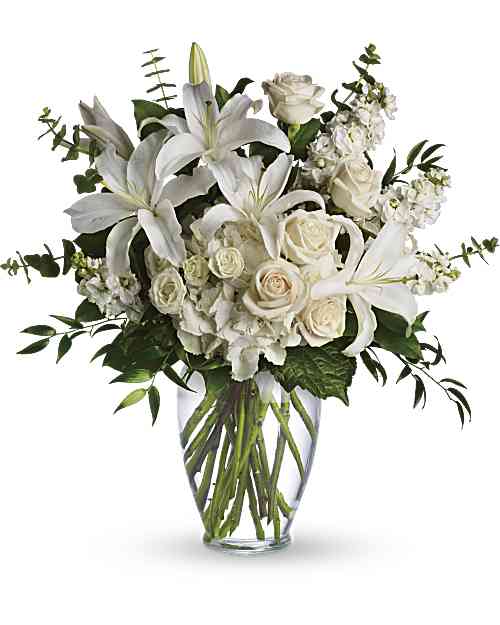 White | Mixed Bouquets | Dreams From The Heart Bouquet | Same Day Flower Delivery by Teleflora