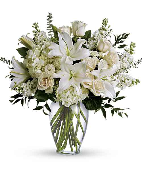 White | Mixed Bouquets | Dreams From The Heart Bouquet | Same Day Flower Delivery by Teleflora