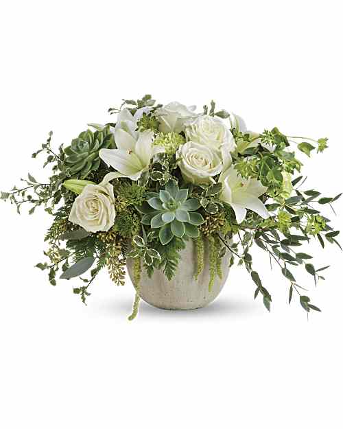 White | Mixed Bouquets | Flourishing Beauty Bouquet | Same Day Flower Delivery by Teleflora