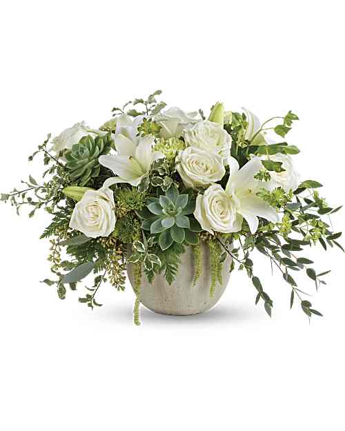 White | Mixed Bouquets | Flourishing Beauty Bouquet | Same Day Flower Delivery by Teleflora