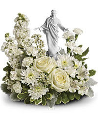 White | Mixed Bouquets | Forever Faithful Bouquet | Same Day Flower Delivery by Teleflora