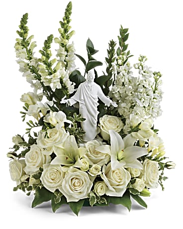 White | Mixed Bouquets | Garden Of Serenity Bouquet | Same Day Flower Delivery by Teleflora