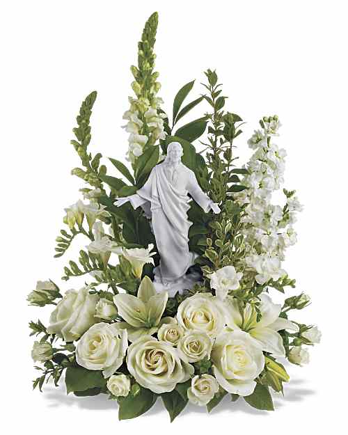 White | Mixed Bouquets | Garden Of Serenity Bouquet | Same Day Flower Delivery by Teleflora