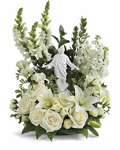 White | Mixed Bouquets | Garden Of Serenity Bouquet | Same Day Flower Delivery by Teleflora