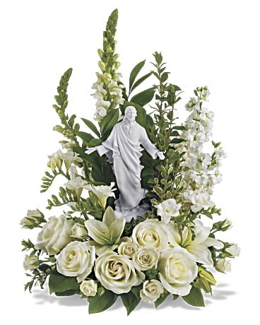 White | Mixed Bouquets | Garden Of Serenity Bouquet | Same Day Flower Delivery by Teleflora