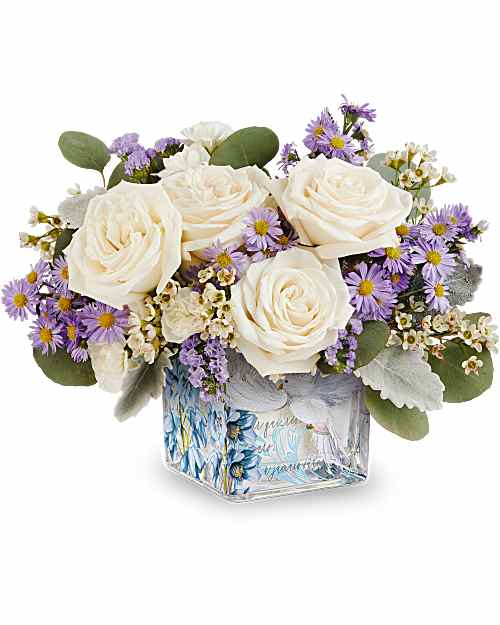 White | Mixed Bouquets | Garden Whisper Bouquet | Same Day Flower Delivery by Teleflora