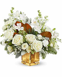 White | Mixed Bouquets | Golden Glitz Bouquet | Same Day Flower Delivery by Teleflora