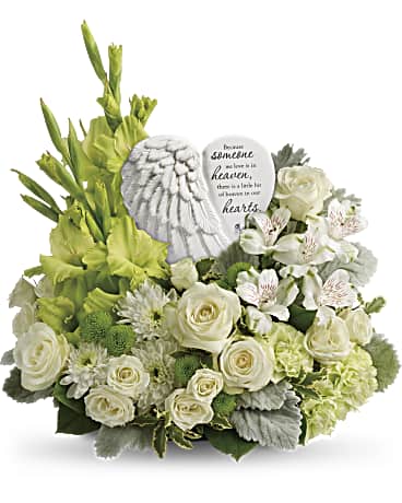 White | Mixed Bouquets | Hearts In Heaven Bouquet | Same Day Flower Delivery by Teleflora