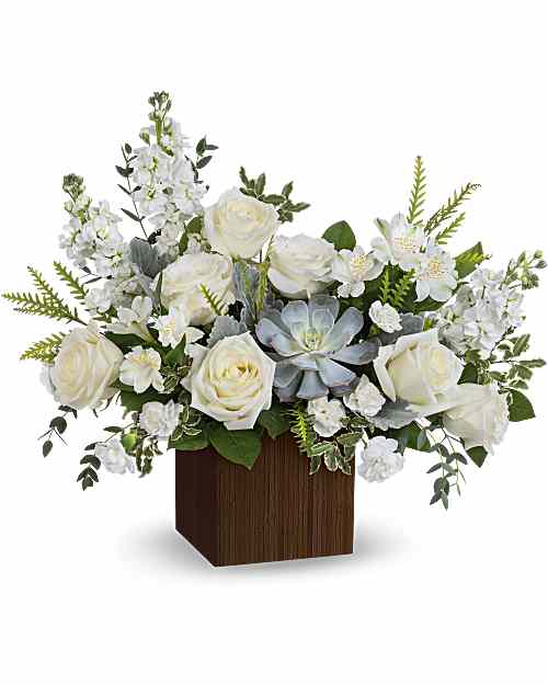 White | Mixed Bouquets | Just Breathe Bouquet | Same Day Flower Delivery by Teleflora