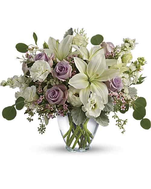 White | Mixed Bouquets | Lovely Luxe Bouquet | Same Day Flower Delivery by Teleflora