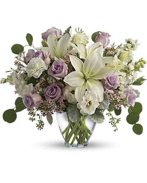 White | Mixed Bouquets | Lovely Luxe Bouquet | Same Day Flower Delivery by Teleflora