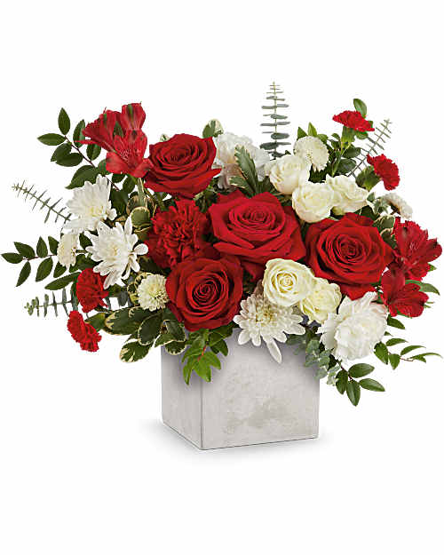 White | Mixed Bouquets | Loves Me Bouquet | Same Day Flower Delivery by Teleflora
