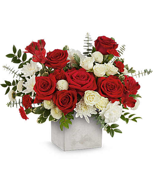 White | Mixed Bouquets | Loves Me Bouquet | Same Day Flower Delivery by Teleflora