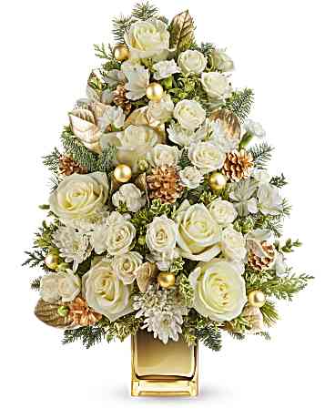 White | Mixed Bouquets | Luxe Winter Tree Bouquet | Same Day Flower Delivery by Teleflora