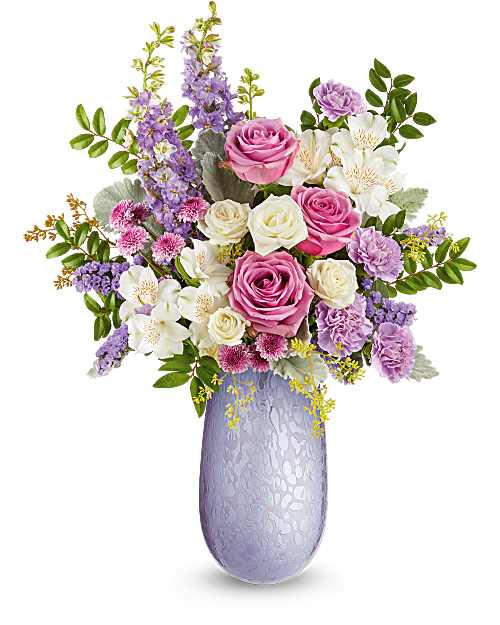 White | Mixed Bouquets | Pastel Elegance Bouquet | Same Day Flower Delivery by Teleflora