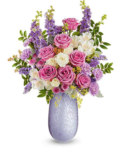 White | Mixed Bouquets | Pastel Elegance Bouquet | Same Day Flower Delivery by Teleflora
