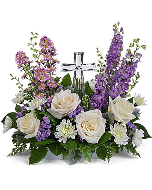 White | Mixed Bouquets | Poised With Love Bouquet | Same Day Flower Delivery by Teleflora