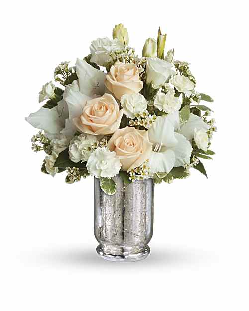 White | Mixed Bouquets | Recipe For Romance Bouquet | Same Day Flower Delivery by Teleflora