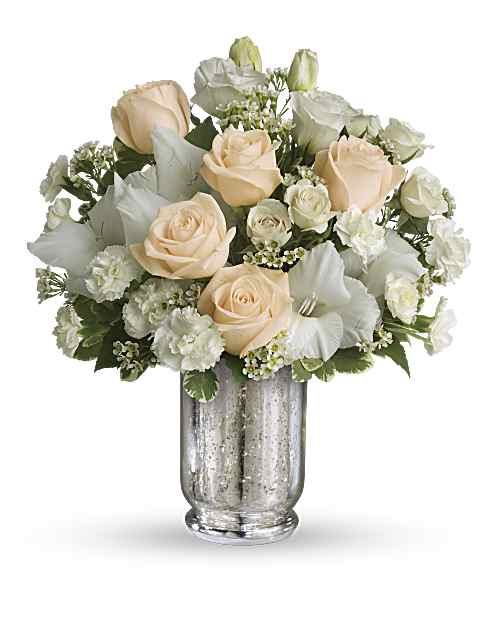 White | Mixed Bouquets | Recipe For Romance Bouquet | Same Day Flower Delivery by Teleflora
