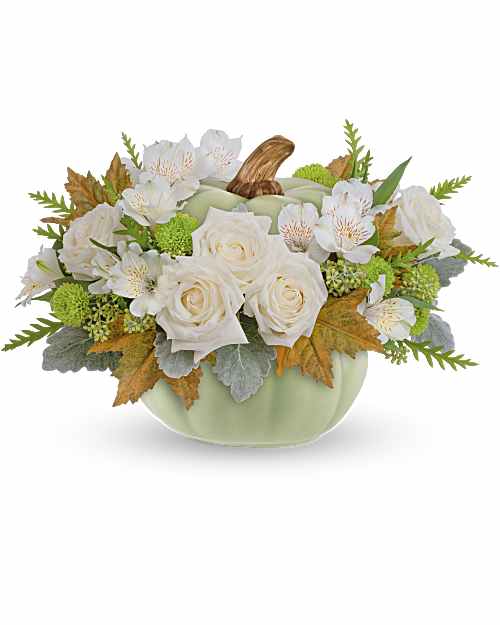 White | Mixed Bouquets | Serenity Sage Bouquet | Same Day Flower Delivery by Teleflora